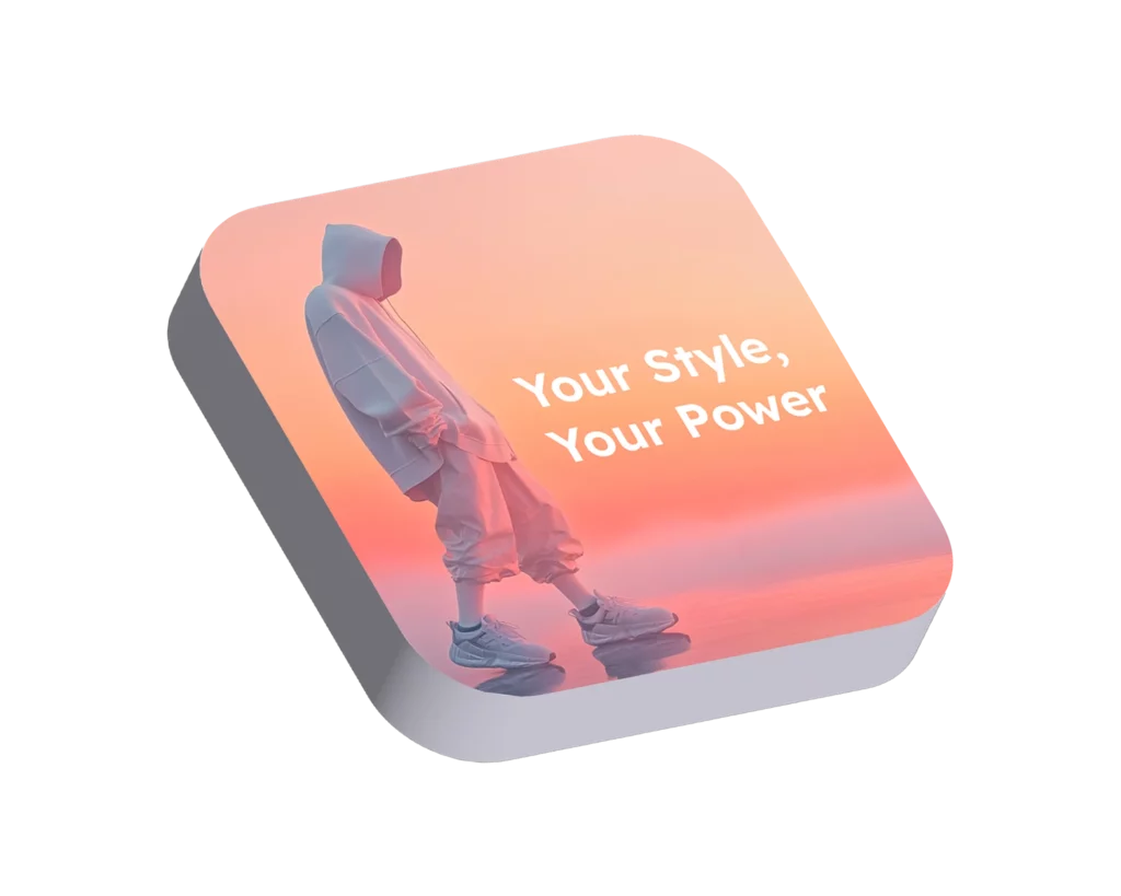 Site Pulsewear avec vêtements et slogan (maquette)